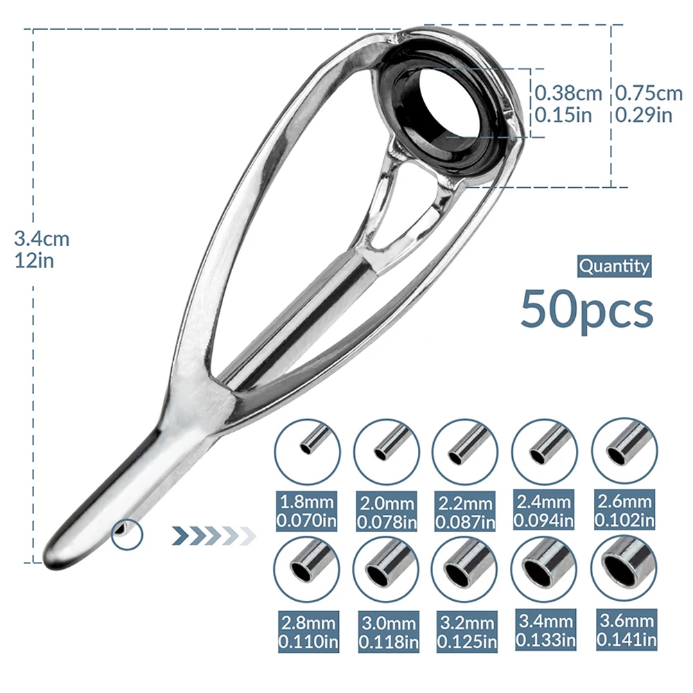 Fishing Equipment Guide - THKFISH 50 Buah Kit Perbaikan Atas
