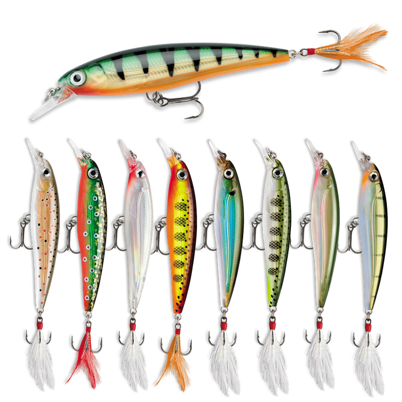 Fishing Equipment Bait - Umpan pancing Minnow mengambang 70mm 7.2g,