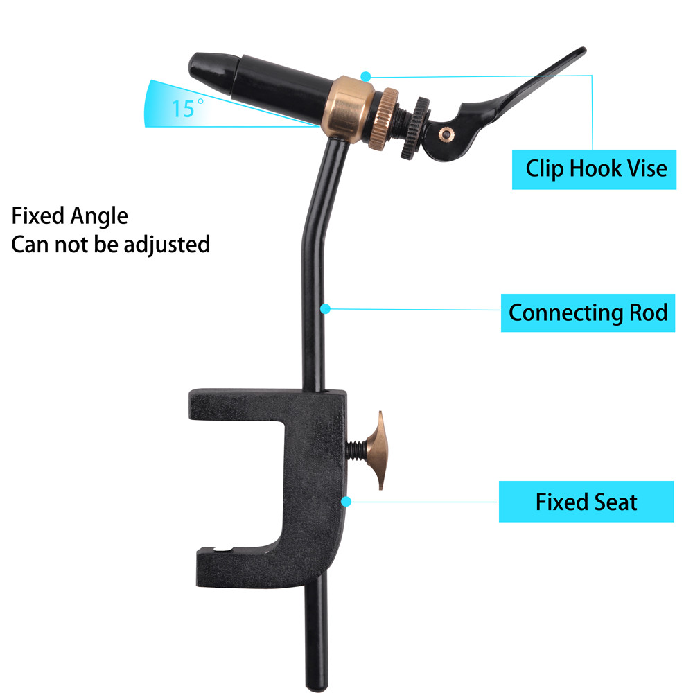 Rotary Fly mengikat alat Vise  - Fishing Equipment Kit ulasan dan harga