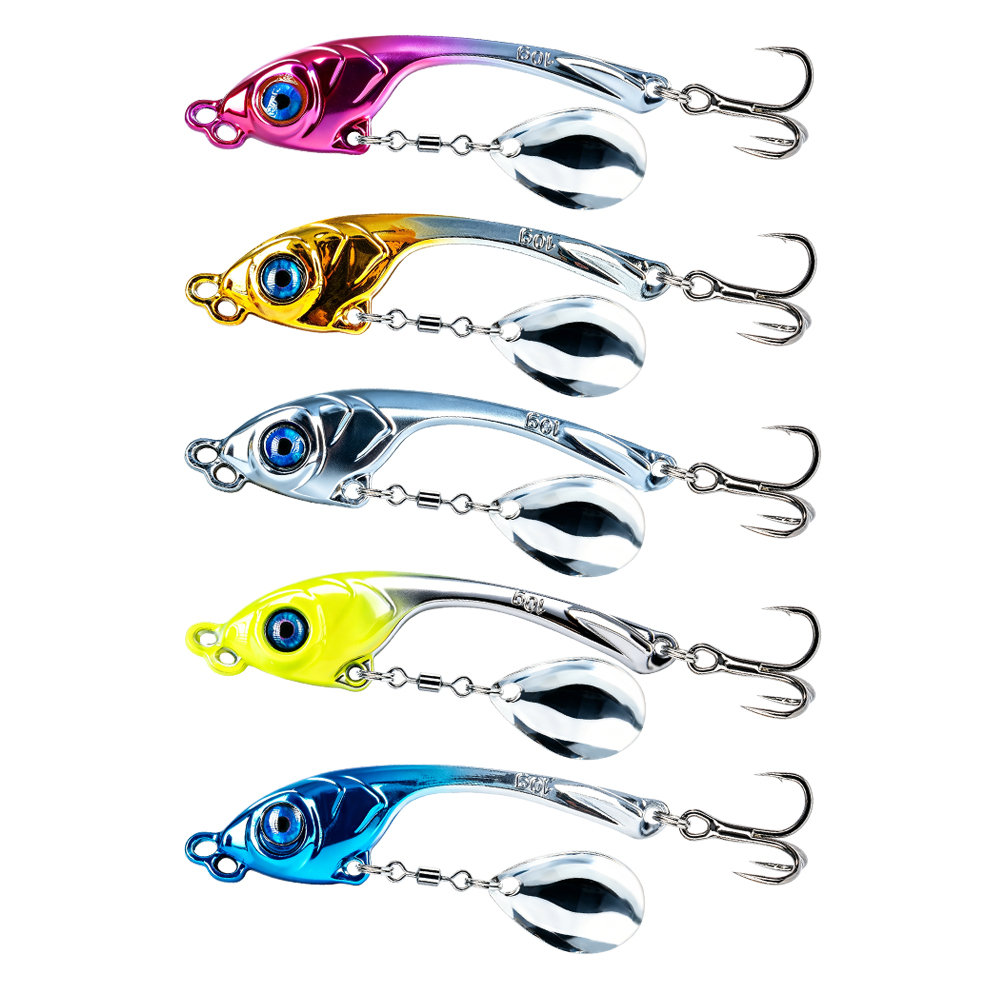 10 Pcs/Box Umpan Logam VIB Lub - Fishing Equipment Kit ulasan dan harga
